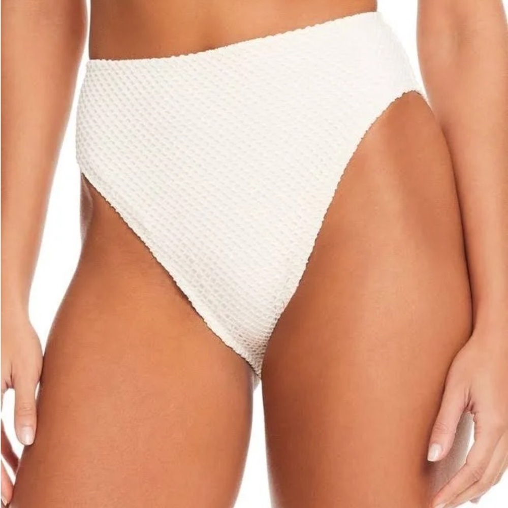 Sanctuary Cream High-Waist Bikini Bottom